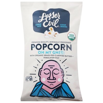 Lesser Evil Popcorn Oh My Ghee 12/4.6 OZ [UNFI #2846400] [ebt]