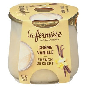 La Fermiere French Dessert Creme Vanille 6/4.4 OZ [UNFI #2860658] [ebt]