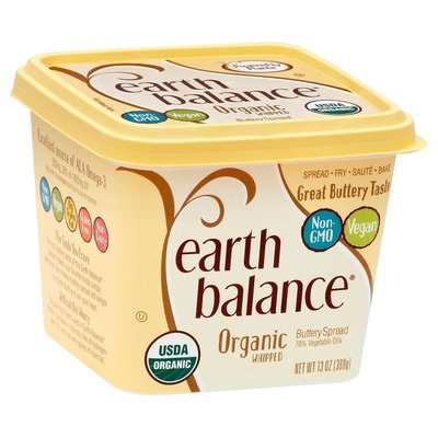 Earth Balance Buttery Spread Whipped Organic 12/13 OZ [UNFI #0363556] [ebt]