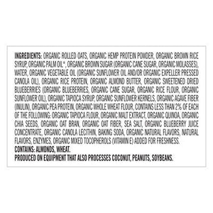 Daves Killer Bread Protein Bars Organic Blueberry Almond Butter Amped-Up 6/7.6 OZ [UNFI #2871473] [ebt]