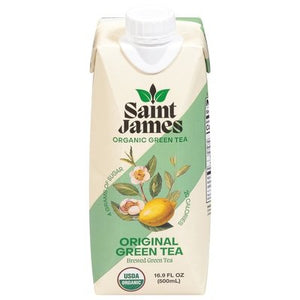 Saint James Green Tea Organic Original 12/16.9 Z [UNFI #2995074] [ebt]