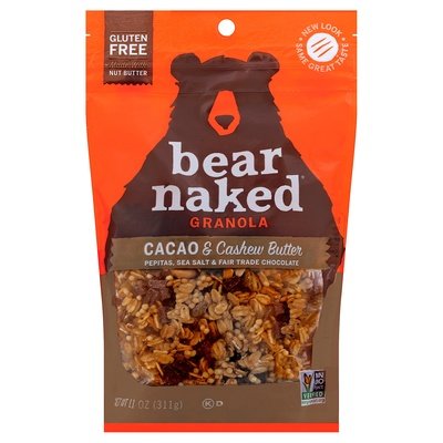 Bear Naked Granola Cacao & Cashew Butter 6/11 OZ [UNFI #1776137] [ebt]