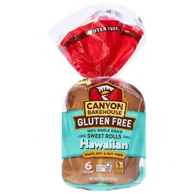 Canyon Bakehouse Hawaiian Sweet Rolls 6/10.8 OZ [UNFI  #2882439]