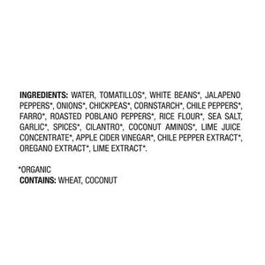 Pacific Foods Soup Organic Wheat Bean Verde Chili 12/16.6 Z [UNFI #2886570] [ebt]