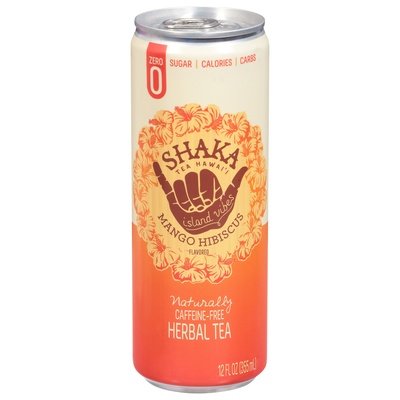 Shaka Tea Herbal Tea Mango Hibiscus Flavored Caffeine-Free 12/12 OZ [UNFI #2976868] [ebt]