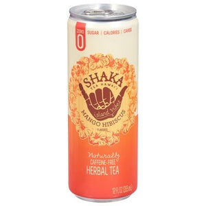 Shaka Tea Herbal Tea Mango Hibiscus Flavored Caffeine-Free 12/12 OZ [UNFI #2976868] [ebt]