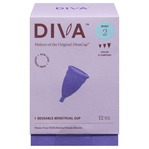 Divacup Menstrual Cup Reusable Model 2 1 Ea [UNFI #0776476] T