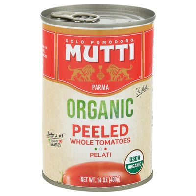 Mutti Tomatoes Organic Whole Peeled 6/14 OZ [UNFI #2825776] [ebt]