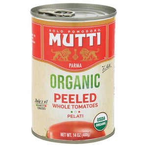 Mutti Tomatoes Organic Whole Peeled 6/14 OZ [UNFI #2825776] [ebt]