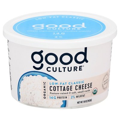 Good Culture Cottage Cheese Organic Low-Fat 2% Milkfat Classic 6/16 OZ [UNFI #2360816] [ebt]