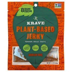 Krave Jerky Korean Bbq Plant-Based 8/2.2 OZ [UNFI #2538973] [ebt]