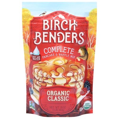 Birch Benders Pancake & Waffle Mix Complete Organic Classic 6/16 OZ [UNFI #1601277] [ebt]
