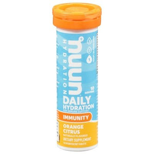 Nuun Daily Hydration Immunity Tablets Orange Citrus 8/10 TAB [UNFI #2244440] T