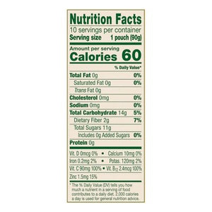 Gogo Squeez Blend Of Fruit & Veggies Organic Apple Strawberry Rhubarb Happy Immunez On The Go 6/10/3.2 Z [UNFI #2931616] [ebt]