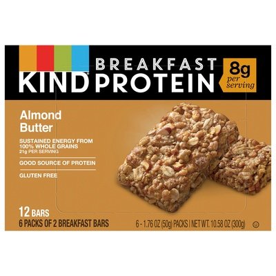 Kind Breakfast Bars Almond Butter 5/6/1.76 [UNFI #2903029] [ebt]
