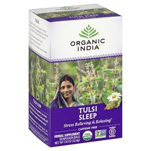 Organic India Herbal Supplement Tulsi Sleep Caffeine Free Infusion Bags 6/18 CT [UNFI #1105691] [ebt]