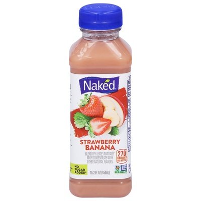 Naked Juice Strawberry Banana 8/15.2 OZ [UNFI #2272292] [ebt] T