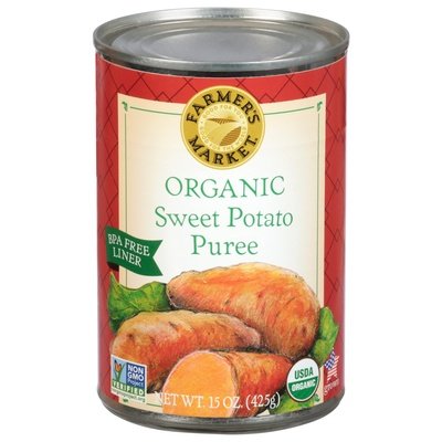 Farmers Market Sweet Potato Puree Organic 12/15 OZ [UNFI #0337931] [ebt]