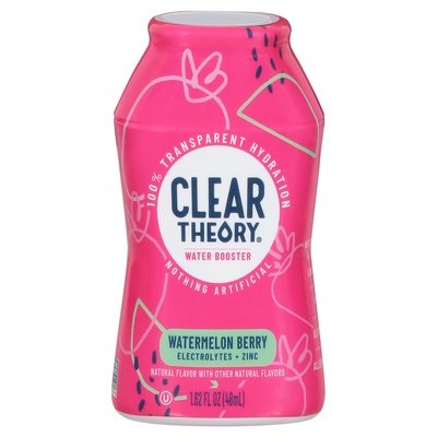 Clear Theory Water Booster Watermelon Berry 12/1.62 Z [UNFI #2866705] [ebt]