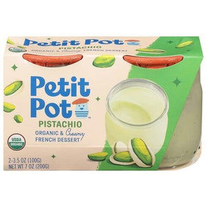 Petit Pot French Dessert Pistachio Organic & Creamy 4/8 OZ [UNFI #2980886] [ebt]