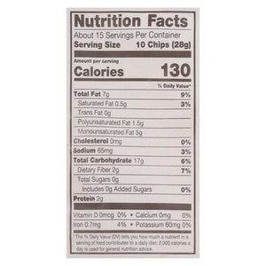 Late July Snacks Tortilla Chips Organic Thin & Crispy Sea Salt Party Size 9/14.75 OZ [UNFI #2821668] [ebt]