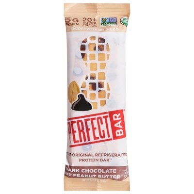 Perfect Bar Protein Bar Dark Chocolate Chip Peanut Butter With Sea Salt 8/2.3 OZ [UNFI #2063154] [ebt]
