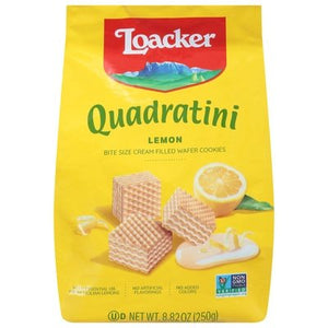 Loacker Wafer Cookies Lemon Bite Size 6/8.82 OZ [UNFI #2455178] [ebt]