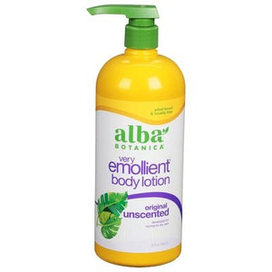 Alba Botanica Body Lotion Unscented Original Very Emollient 1/32 OZ [UNFI #361766] T