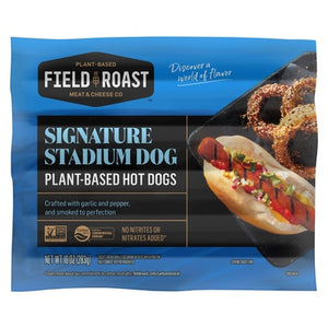 Field Roast Hot Dogs Plant Based Signature Stadium Dog 8/10 OZ  [UNFI #3073327]
