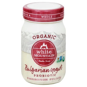 White Mountain Foods Bulgarian Yogurt Organic Probiotic 6/16 OZ [UNFI #2035293] [ebt]