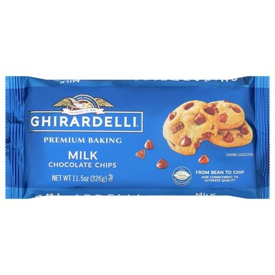 Ghirardelli Chocolate Chips Milk 12/11.5OZ [UNFI #0767087] [ebt]