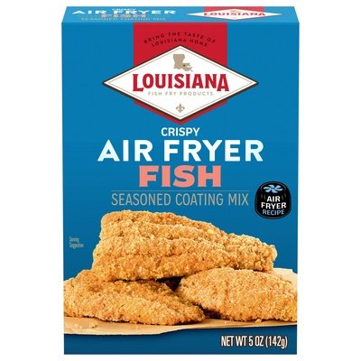 Louisiana Fish Fry Seasoned Coating Mix Fish Crispy Air Fryer 6/5 OZ [UNFI #2468700] [ebt]