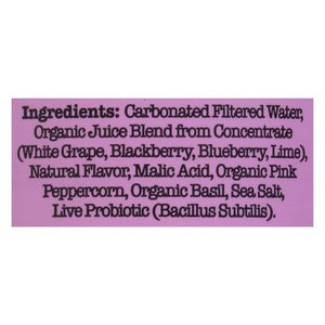 Culture Pop Soda Probiotic Soda Wild Berries Basil & Lime 12/12 OZ [UNFI #2820884] [ebt] T