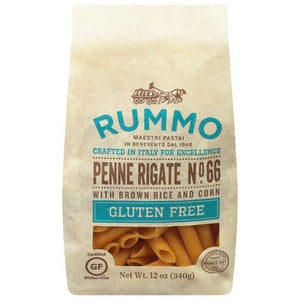 Rummo Penne Rigate Gluten Free No. 66 12/12 OZ [UNFI #2713873] [ebt]