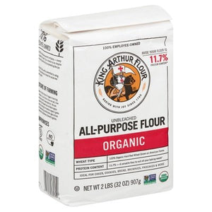 King Arthur Flour Flour All-Purpose Organic Unbleached 12/32 OZ [UNFI #0546051] [ebt]