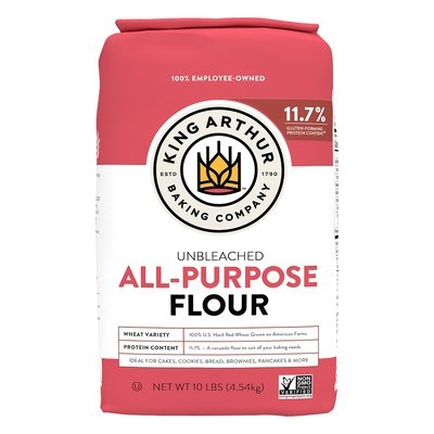 King Arthur Flour All-Purpose Flour Unbleached 4/10 Lb [UNFI #0487454] [ebt]