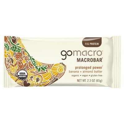 Gomacro Macrobar Banana + Almond Butter 12/2.3 OZ [UNFI #1622208] [ebt]