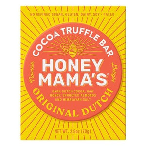 Honey Mamas Cocoa Truffle Bar Original Dutch 12/2.5 OZ [UNFI #2110591] [ebt]