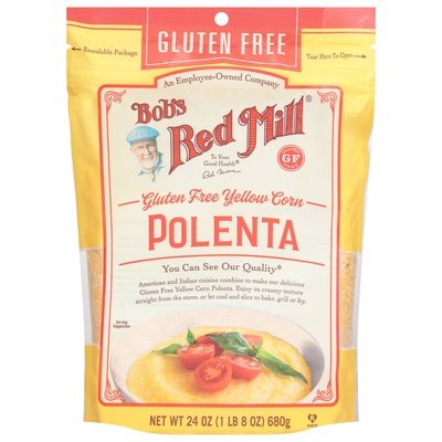 Bobs Red Mill Polenta Yellow Corn Gluten Free 4/24 OZ [UNFI #2486462] [ebt]