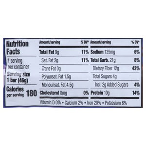 Raw Revolution Protein Bar Double Chocolate Brownie Batter 12/1.6 OZ [UNFI #2146397] [ebt]