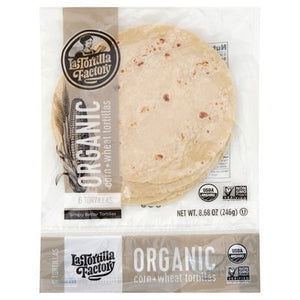 La Tortilla Factory White Corn & Wheat 6 Count 10/8.68 OZ [UNFI  #1714260]