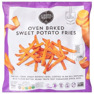 Strong Roots Sweet Potato Oven Baked Fries 12/15 OZ [UNFI  #2865194]