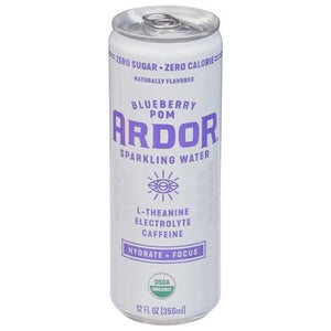 Ardor Sparkling Water Sparkling Water Blueberry Pom 12/12 OZ [UNFI #2759538] [ebt] T
