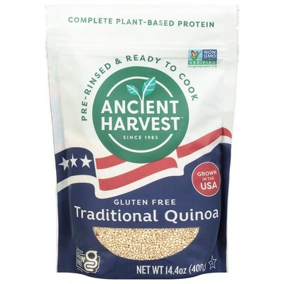 Ancient Harvest Quinoa Gluten Free Traditional 12/14.4 Z [UNFI #2834596] [ebt]
