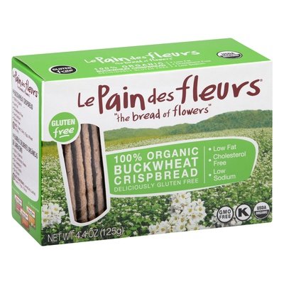 Le Pain Des Fleurs Crisp Bread 100% Organic Buckwheat 6/5.3 OZ [UNFI #2812584] [ebt]