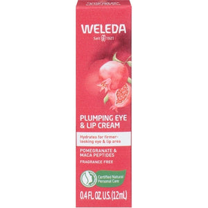 Weleda Eye & Lip Cream Plumping Pomegranate & Maca Peptides 1/.4 oz [UNFI-CARLISLE #3031580] T