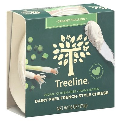 Treeline Treenut Cheese Cheese Creamy Scallion 6/6 OZ [UNFI #1715846] [ebt]