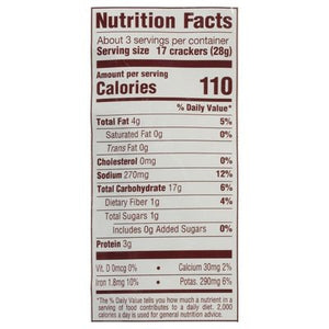 Back To Nature Cracker White Cheddar Flavored Dippable 6/3.2 OZ [UNFI #2759389] [ebt]