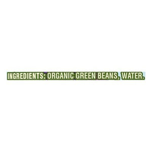 Green Valley Organics Green Beans No Salt Added French Cut 12/14.25Z [UNFI #2493427] [ebt]