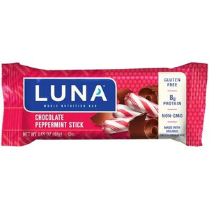 Luna Chocolate Peppermint Stick Whole Nutrition Bar 15/1.69 OZ [UNFI #180430] [ebt]
